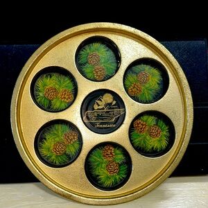 Vintage Tennessee Glass/Cup Holder Tin